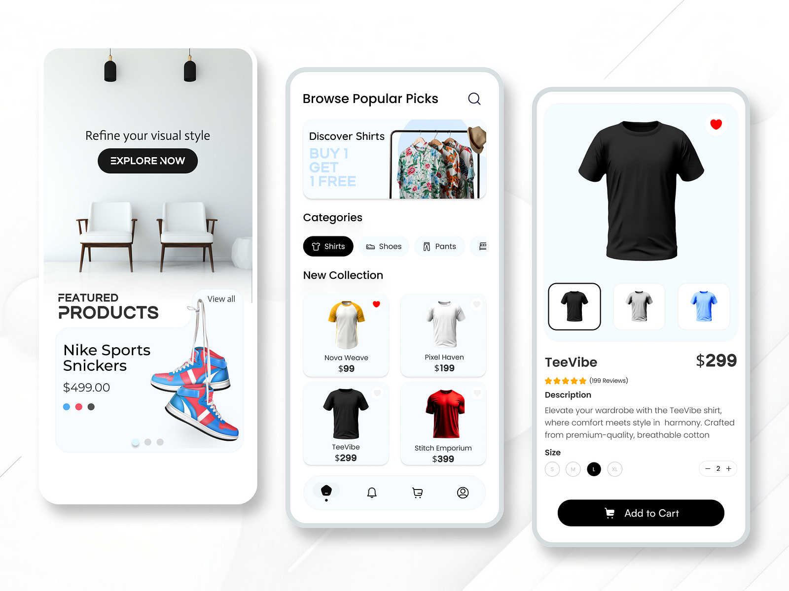 Shopping App by Hassam Saeed® on Dribbble