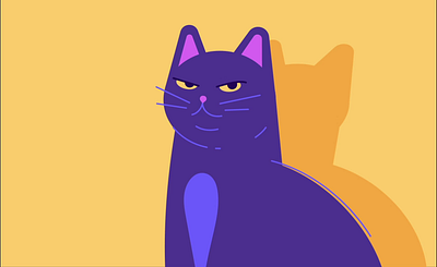 CAT animation animation character animation motion graphics