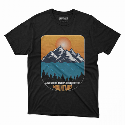 MOUNTAIN T-SHIRT DESIGN EMAIL:ahamedroni755@gmail.com hiking t shirt design hunting t shirt design retro t shirt design streetwear t shirt design t shirt design typography t shirt design vintage t shirt design