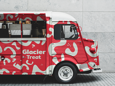 Glacier Treat - Brand Identity 3d animation app branding design flat furniture graphic design illustration illustrator logo minimal motion graphics sites typography ui ux vector web website