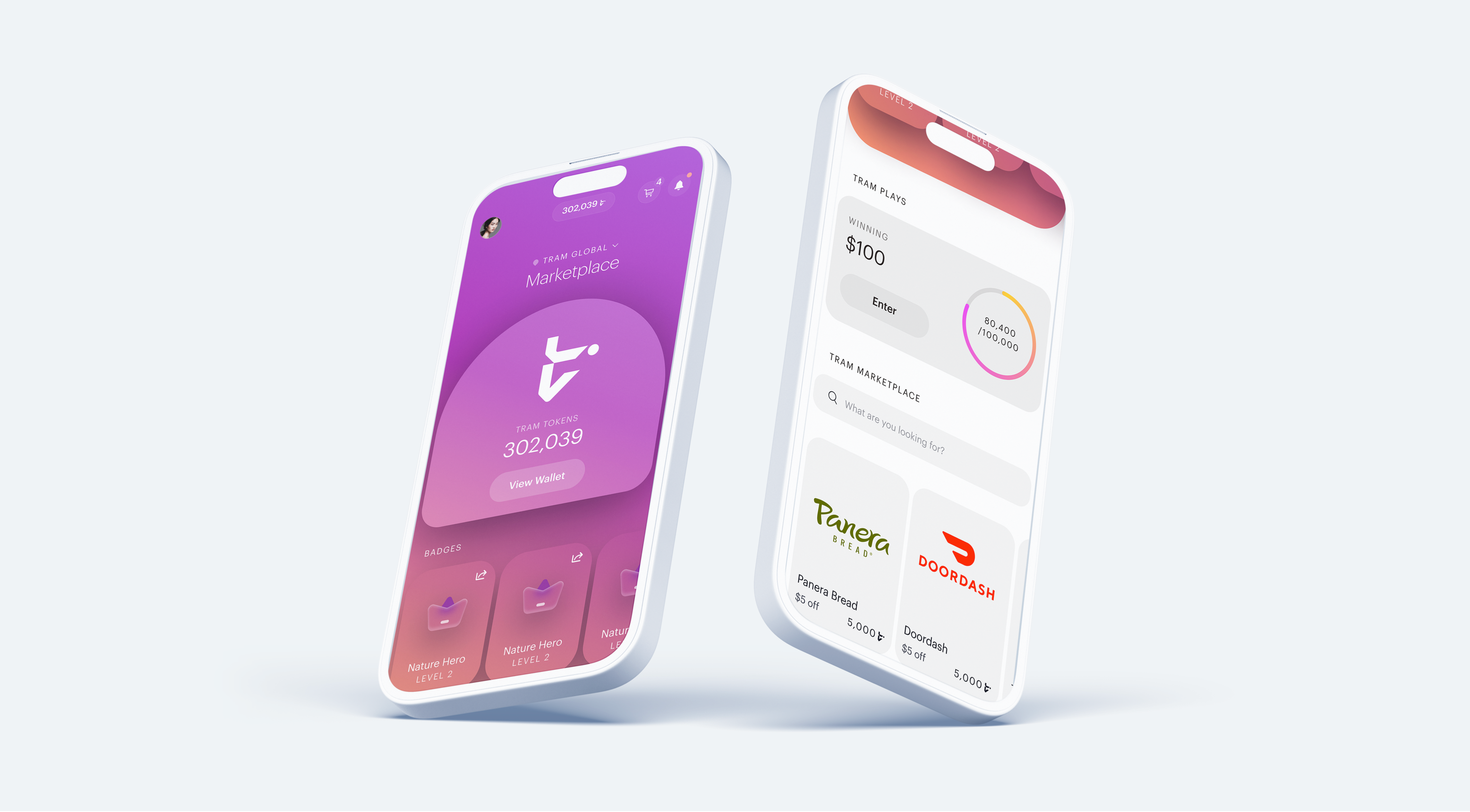 Tram App automotive community commuting crypto currency design interactive interface nft transport ui uiux