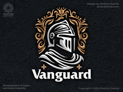 Proud Knight heraldic logo branding coat of arms crusader defender family identity heraldic style identity knight knights helmet logo logo design logo designer logotype male warrior personal coat of arms portrait warrior