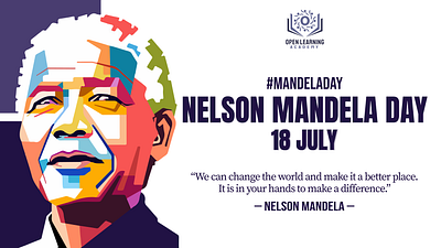 International Nelson Mandela Day app branding design graphic design illustration logo typography ui ux vector