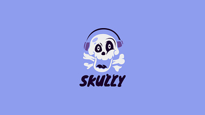 Skully Logo Design branding gaming logo graphic design logo skull logo