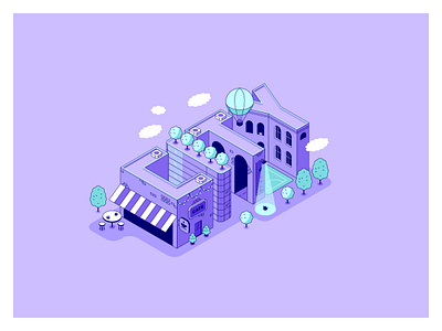 Isometric City landscape