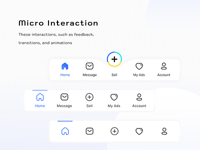 Micro Interactions animation graphic design illustration mobile apps mobile design motion graphics product design ui ui design