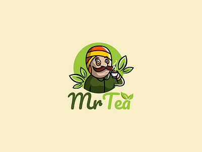 Mr Tea Logo Design branding graphic design logo mascot logo