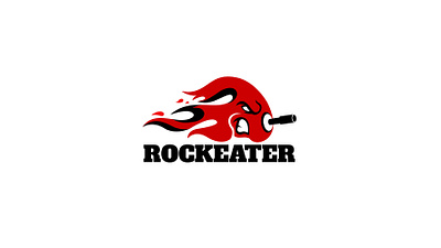 Rockeater Logo Design branding graphic design logo mascot logo