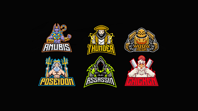 Esport Logo Collection 2 esport logo gaming logo graphic design logo mascot logo sport logo