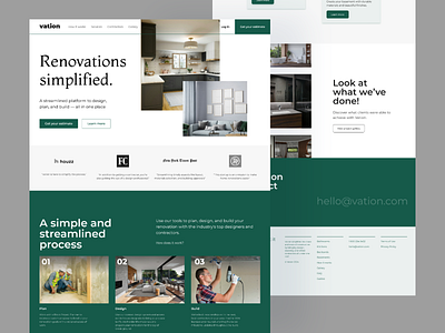 Home Renovation Website design home renovation ui uiux ux web web design