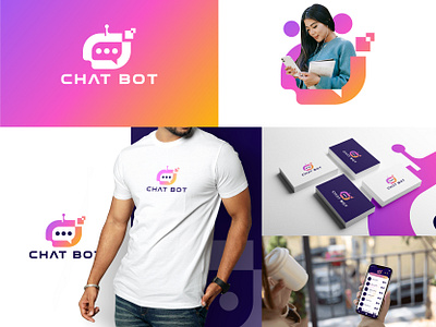 Chatbot Connect: Engaging Conversations Made Easy ai assistant brand identity branding chat chat assistant chat bot chatboat chatting design graphic design illustration logo logo design logos logotype messaging messaging bot text texting virtual assistant