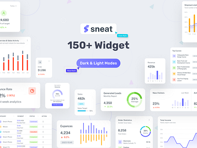 Admin Widgets admin dashboard admin uikit admin widgets analytics dashboard chart chart card chart ui chart widgets crm dashboard dashboard dashboard card dashboard uikit dashboard widgets ecommerce dashboard figma uikit logistics dashboard saas dashboard saas widgets widgets