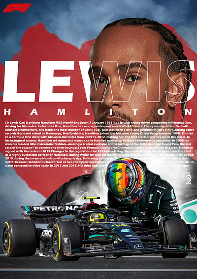 F1 Poster graphic design poster design