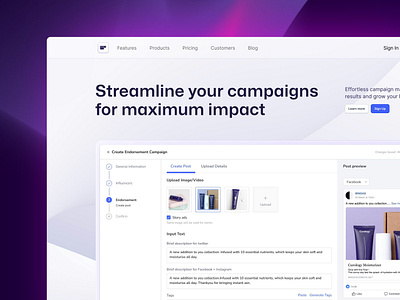 Campaign Creation and Management Tool 2024 trends campaign management design inspiration figma interaction design ui user experience ux webdesign