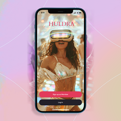 Huldra - Luxurious Social App app ui