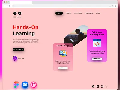 Landing Page figma ui