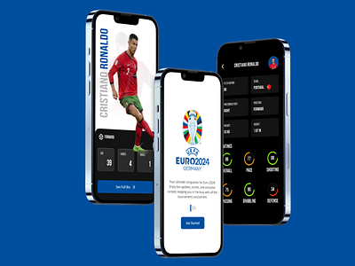 Euro 2024 app UI design ⚽️🔥 app design figma graphic design ui ux