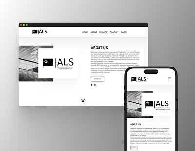 Shanghai ALS International Trading Co. Ltd UX Design figma ui ux uxdesign