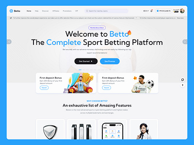 Betto Sport Betting bet light sport betting sports ui user interface