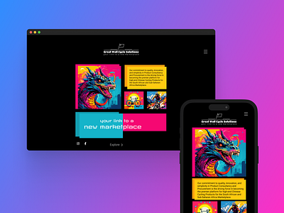 Great Wall Cycle Solutions UX Design branding design figma figma community illustration logo ui ux ux design