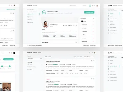🚀 Unveiling CraftAI: The Ultimate Brand Creator Dashboard! 🚀 aidashboard brandconsistency brandcreator brandmanagement craftai creative design agency design studio dribbble marketinginnovation marketingtools morhover realtimeanalytics socialmediaintegration teamcollaboration trends ui designer uiux visual designer web ui