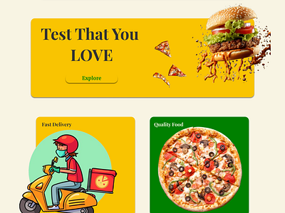 Food Website Design burger website daily daily ui dailyui design service dribbble food dribbble webdesign food food website design food website update innovation new new on dribbble online food delivery website pizza website ui updated ux viral website