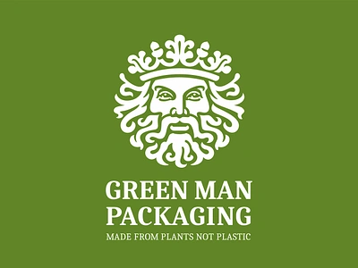 Green man logo green man leaves nature oak tree