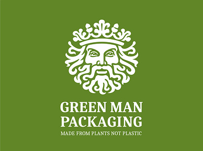 Green man logo green man leaves nature oak tree