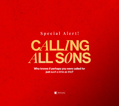 Calling all sons Poster Design africa artificial intelligence calling sons christian poster church graphics israel afolarinde poster design sermon series visual poster