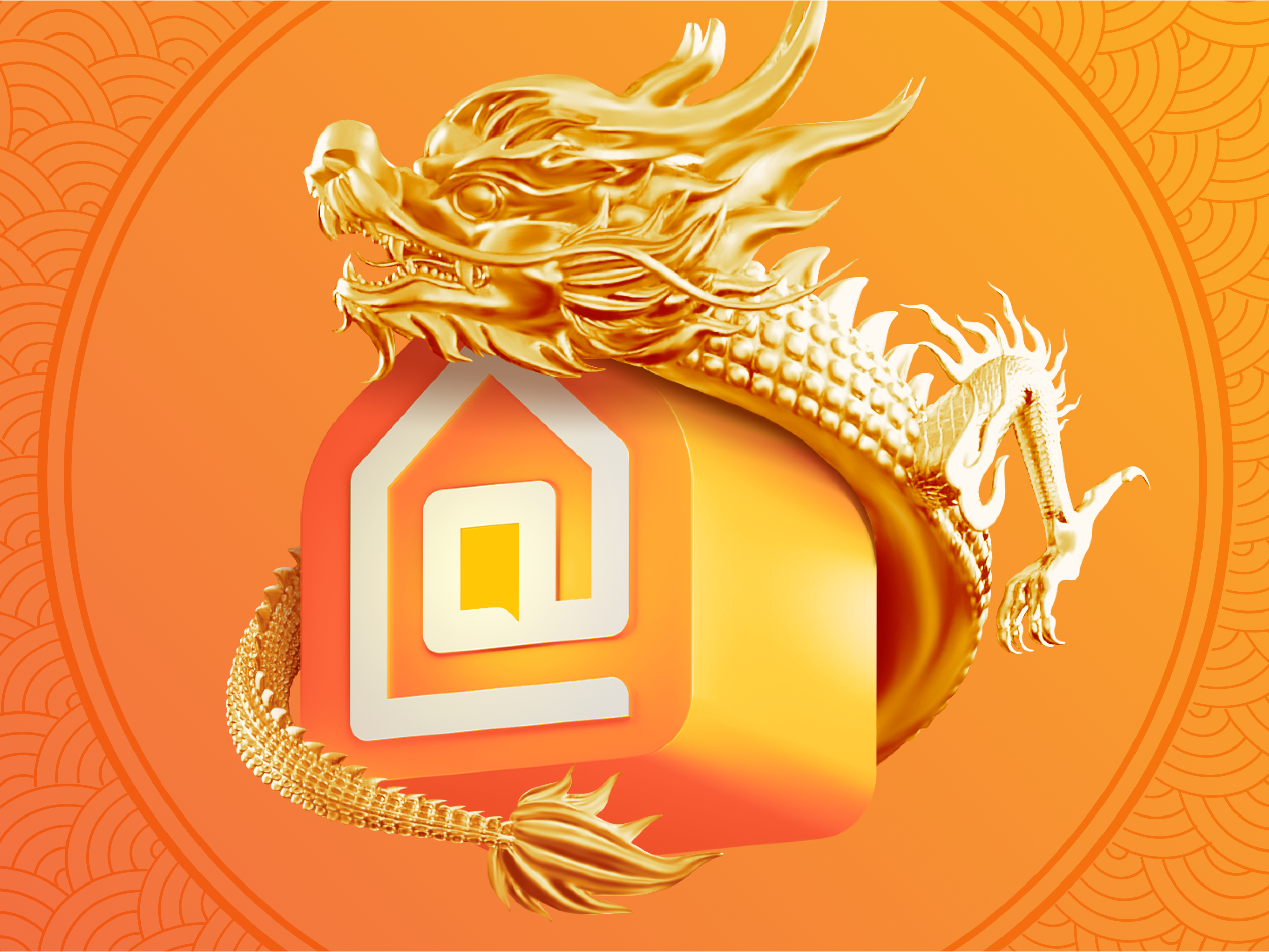 Lunar New Year at Technodom - Promotion, Key Visual, Game Design design dragon graphic design landing landing page lunar new year new year ui ux web web design web page