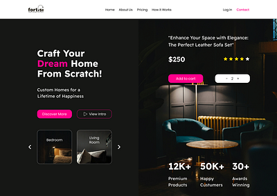 Furniture UI Design Figma branding dribble figma figma design furn ui website