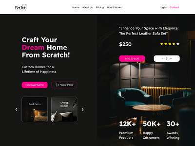 Furniture UI Design Figma branding dribble figma figma design furn ui website