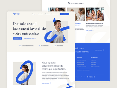 Brand new website for Aptic animation aptic avocat brand branding cabinet cabinetavocat design developed graphic design human resources illustration logo recruitment templates typography ui ux vector website