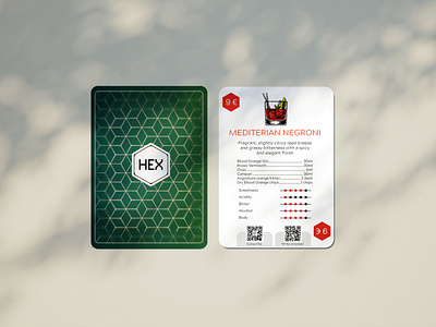 HEX BAR VISUALS graphic design poster