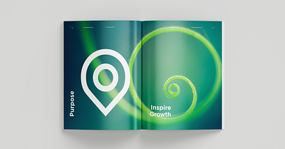 The Bonadio Group Annual Report: Section Pages accounting annual report brand identity corporate communication culture editorial design graphic design green growth inspiration layout marketing new era print design purpose report design symbol typography visual identity