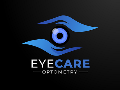 "EyeCare" Logo Design 👁️✨ branding design graphic design logo logo design typography vector