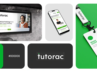 Tutorac EdTech eLearning Platform brand identity brand strategy branding bright green brand corporate strategy edtech education education brand education design education website green brand modern brand sleek brand design sleek branding tech brand tutor tutor branding tutor platform tutorac website design