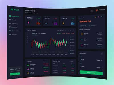 Crypto dashboard crypto dashboard crypto exchange dashboard crypto trading dashboard crypto website dashboard design trading dashboard trading tools