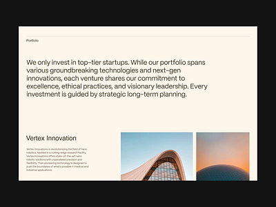 Momentum - Portfolio section clean design editorial illustration layout logo minimal typography ui ux