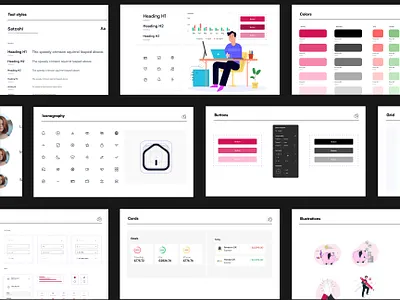 Fintech UI kit dashboard design system elements fintech product ui uikit ux
