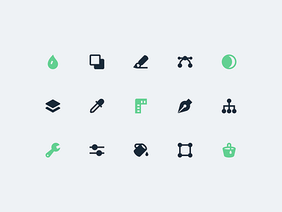 Graphics Icons branding design filled graphic design graphics icon icons illustration ipad logo ui ui8 vector