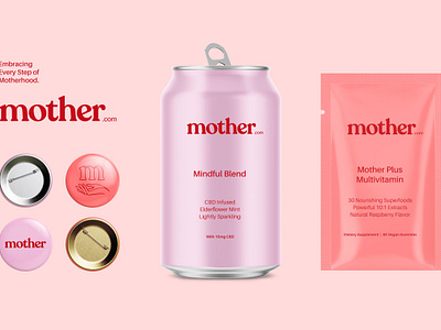 Mother.com startup brand logo design identity and packaging branding design graphic design identity illustration logo packaging ui