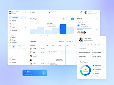 Task Management Dashboard app app design application dashboard dashboard design intergace design project management project management app task management app task manager ui uidesign user experience user interface ux uxdesign web app web design