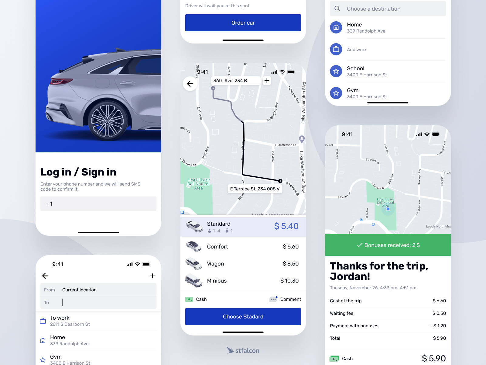 Car Order Service | BBGO app application auto automobile bbgo blue booking car delivery driver mobile app order order service ordering passenger ride taxi taxi online uxui vehicle