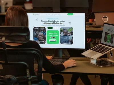 CarbonDivest - Redesign landing page ui uiux web design