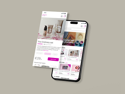 Beauty Lab - Mobile App Design Concept app design ecommerce figma graphic design mobile app mobile app design mobile ui ui ui design ux ux design