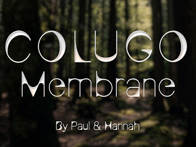 COLUGO Membrane font animal cartoon creative cute font font style fontdesign fontpack fonts graphic design handwriting handwritten lettering membrane modern motion graphics script