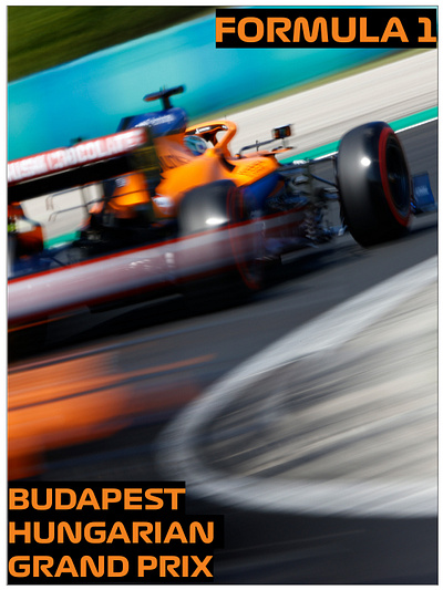 Formula1 poster corel draw graphic design photoshop poster design