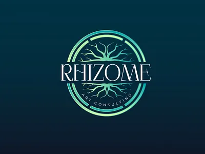 Elevating Brand Identity: Logo Design for Rhizome Art Consulting animation art art consulting branding creative logo design graphic design icon identity illustration logo logo design rhizome ui ux vector