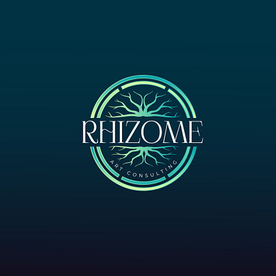 Elevating Brand Identity: Logo Design for Rhizome Art Consulting animation art art consulting branding creative logo design graphic design icon identity illustration logo logo design rhizome ui ux vector